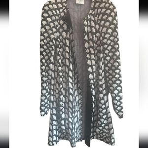 Weill Patterned Sweater Coat